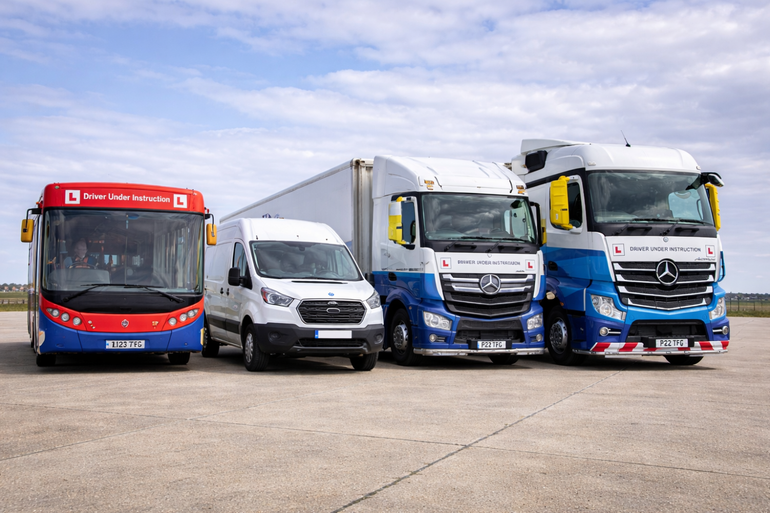 Kent Training commercial driver training vehicles
