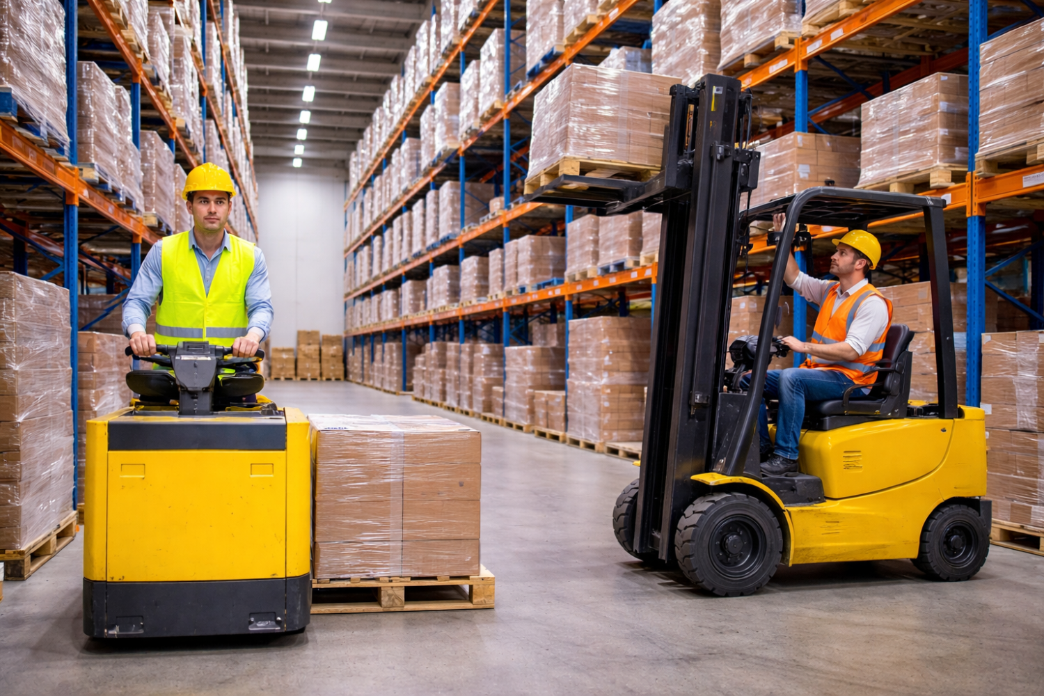 Forklift and warehouse training